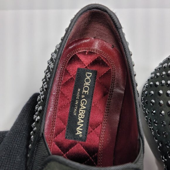❤ Sale❤ DOLCE & GABBANA Pre-Owned Diamond Studded dress shoe - Picture 12 of 12